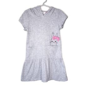 H&M | Bunny Hoodie Dress sz 4-6y